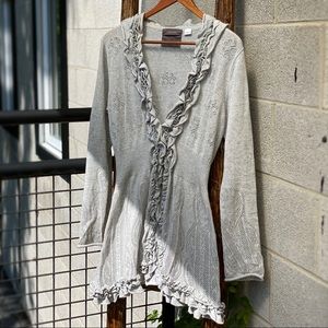 Guinevere Curly Top Cardigan